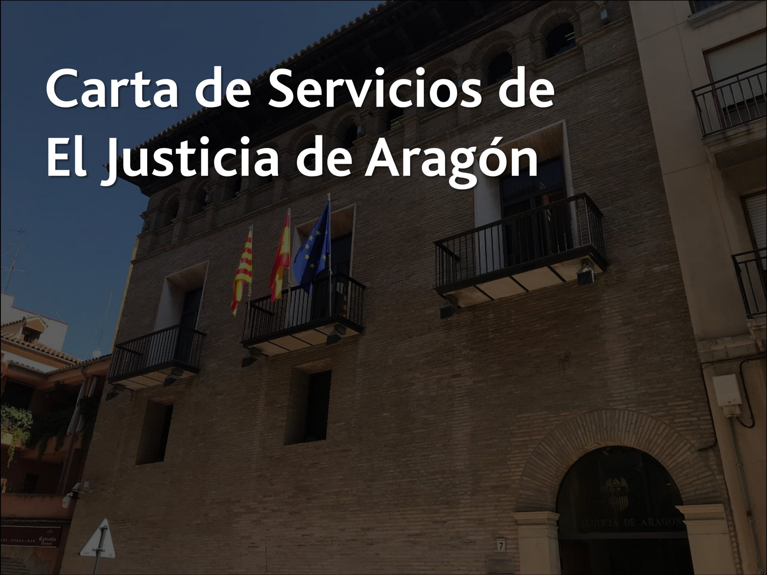 Carta de servicios de El Justicia de Aragón - Acceso al documento pdf