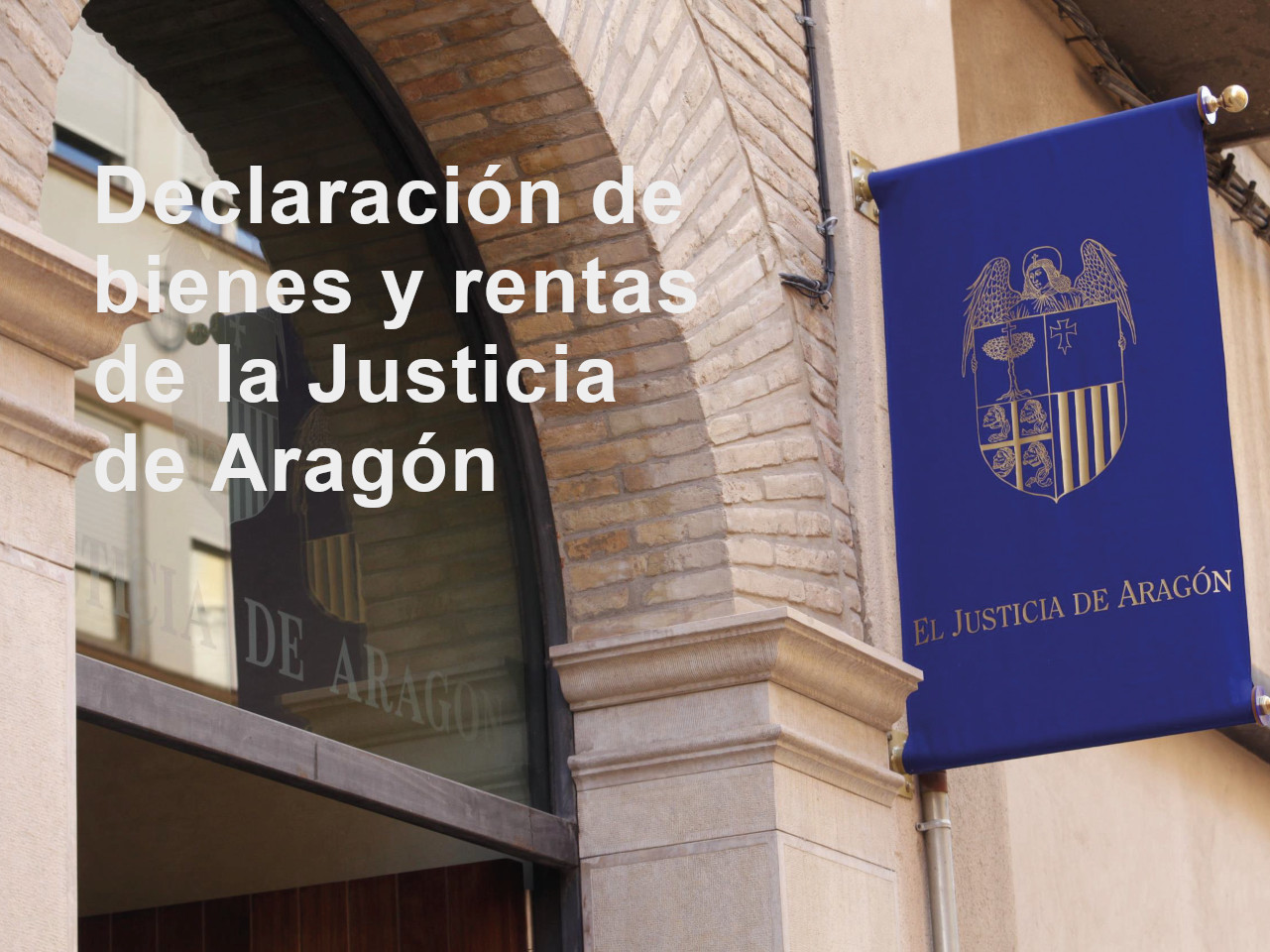 Declaración de bienes y rentas de la Justicia de Aragón - Enlace al documento pdf