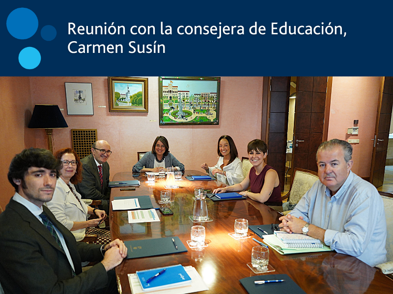 Reunión con la consejera de Educación