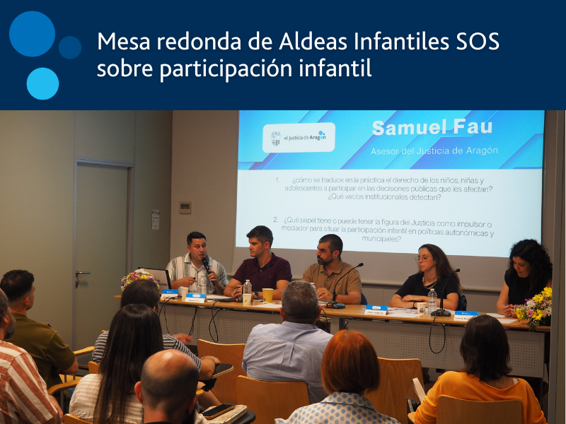 Mesa redonda sobre participación infantil