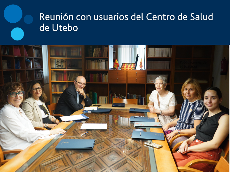 Reunión con usuarios del Centro de Salud de Utebo