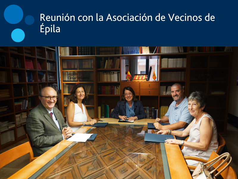 Reunión con vecinos de Épila